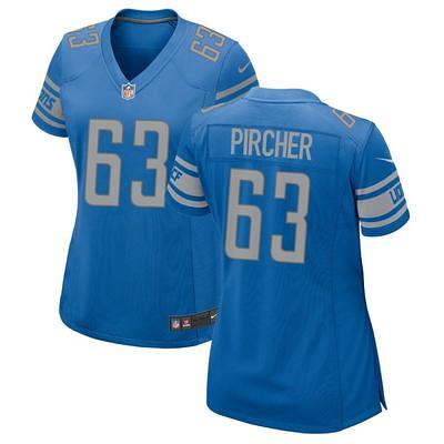 Men's Nike Gray Detroit Lions Alternate Custom Game Jersey