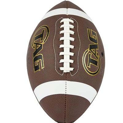 : Wilson NFL Super Grip Composite Football - Junior Size,  Black/Gold : Sports & Outdoors