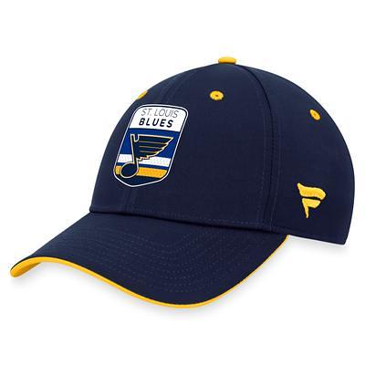 Men's Fanatics Branded Blue/Gold St. Louis Blues Authentic Pro Rink Camo Flex Hat