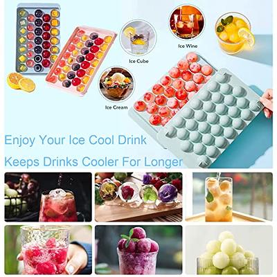 Ice Cube Tray, aKosco Round Ice Trays Ice Ball Maker Mold for Freezer,  Circle Ice Mold