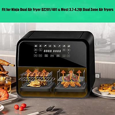 Ninja Foodi 8-qt 6-in-1 Dual Zone Air Fryer w/ Extra Racks & Skewers 