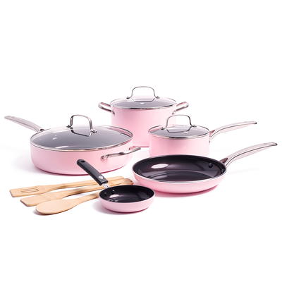 Paula Deen Porcelain cookware set in green