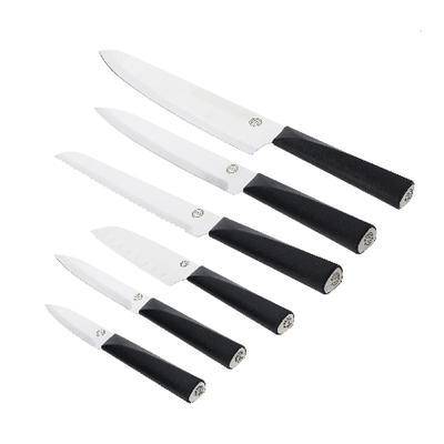 XYJ Knives,Professional Knife Sets for Master Chefs,8 Pcs Chef Knife Set  with Bag,Meat Cleaver Butcher for Camping