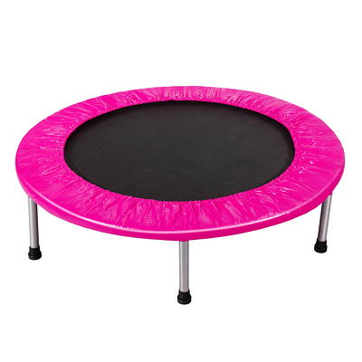 38 Inch Mini Folding Trampoline Portable Leisure Fitness Backboard