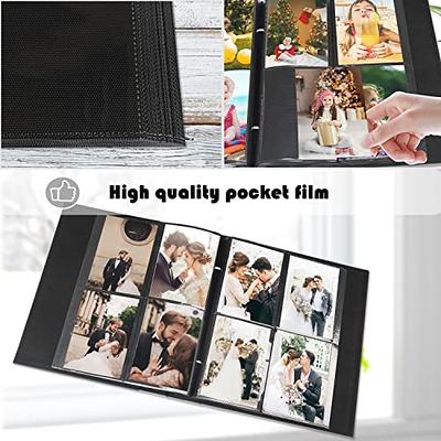 Artmag Photo Album 4x6 600 Photos, Large Capacity Wedding Family Leather  Cover Picture Albums Holds 600 Horizontal and Vertical 4x6 Photos with  Black Pages (Pink) - Yahoo Shopping