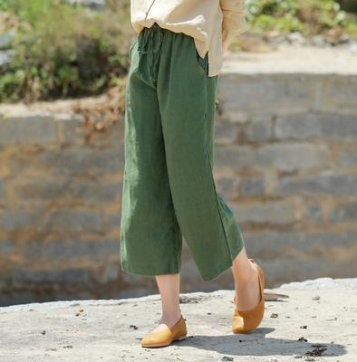 Women Linen Cotton Pants, Wide Leg Soft Harem Loose Trousers, Fall Spring  Custom Long Plus Size Pants N05 - Yahoo Shopping