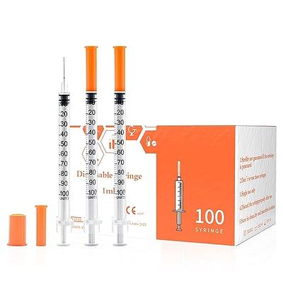 1ml Syringe with 25 Gauge 1 Inch Needle, for Scientific Labs, Industrial  Dispensing and Liquid Measuring, 100Pack - Yahoo Shopping