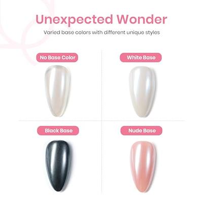 WHITE CHROME POWDER Matte Pigment Pearl Nails Nail Art Crystal