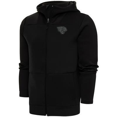 Men's Antigua Black Cleveland Browns Protect Lightweight Full-Zip