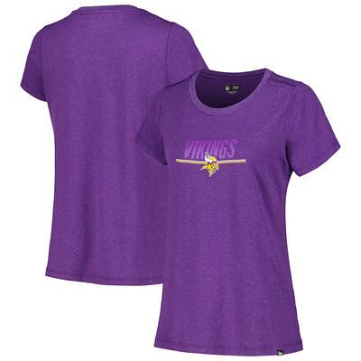 NFL Team Apparel Boys' Minnesota Vikings Amped Up Purple Long Sleeve T-Shirt