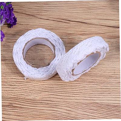 EXCEART 2pcs White Floral Tape White Washi Tape Gift Tags Sticker Wide Washi  Tape Lace Trim Ribbon Washi Tape Crafts Scrapbook Paper Tape Adhesive Tape  Sticky Craft Masking Decorative Tape - Yahoo