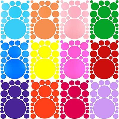 Vinyl Sticker Circles Sticker, Vinyl Dots Sticker Set