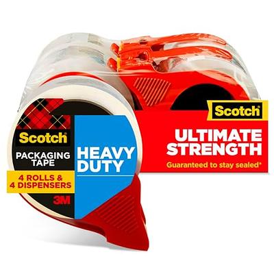 3M 3-Pack 1.88-in x 54.6 Yards Heavy Duty Packaging Tape Shipping