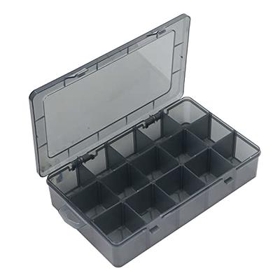 WOOXGEHM Small Parts Organizer, 15 Grid Transparent Classification  Organizer Box with Removable Divider, Wear Resistant and Strong Bearing  Capacity Parts Box - Yahoo Shopping