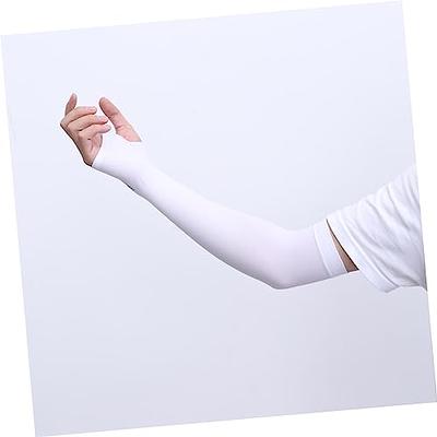 Toddmomy Ice Silk Sunscreen Cuff Arm Guard White Cycling Sleeves Sun UV  Protection Cover Men and Women Arm Cuff Arm Cover Ice Silk Cuff Arm Sleeves  Breathable Arm Sleeves - Yahoo Shopping