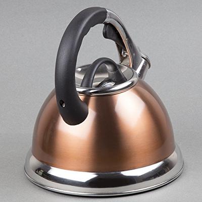 Creative Home 2.3 Quarts Stainless Steel Whistling Stovetop Tea