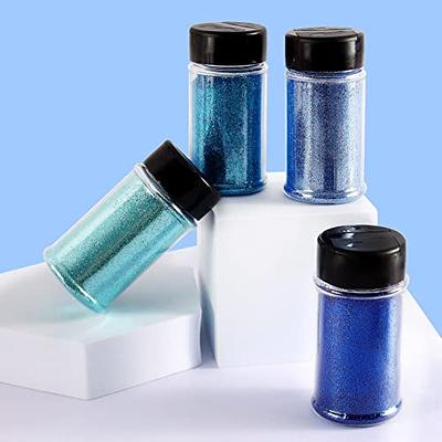 Laza Ultra Fine Glitter Powder, 4 Colors 320ml Craft Glitter