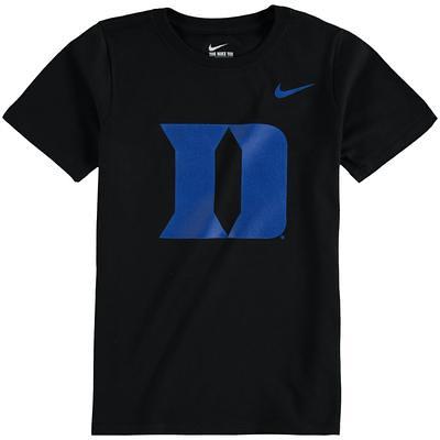 Men's Nike White Duke Blue Devils Basketball Drop Legend Performance T-Shirt