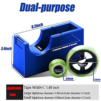 Multiple Roll Cut Heat Tape Dispenser Sublimation for Heat Transfer Tape,Tape Dispenser with 1 inch and 3 inch Core Blue, Size: 35