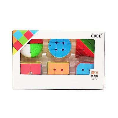 Vdealen Speed Cube Set, Cube Bundle 2x2x2 3x3x3 Pyramid Stickerless Magic  Cube, Smooth Puzzle Cube Toys Gift for Kids & Adults