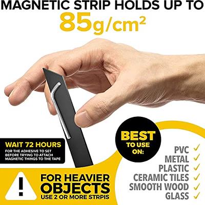 Flexible Magnetic Tapes Magnetic Strips with Adhesive Backing - 1/2 Inch x  15 Feet Adhesive Magnetic Strip Tapes Rolls for DIY Craft, Art Projects,  Whiteboards, Office - Yahoo Shopping
