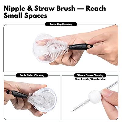 4pcs Electric Silicone Bottle Brush, Electric Bottle Brush Set With Baby Bottle  Brush Cleaner Rechargeable Baby Bottle Brush Cleaner