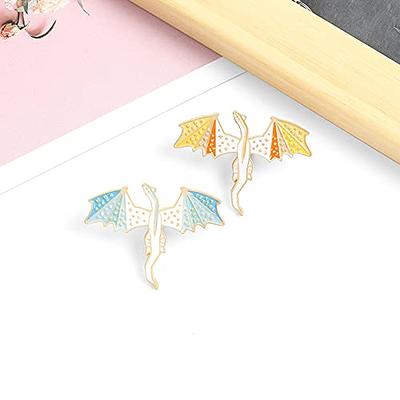 Cartoon Cute Rainbow Pride Dragon Enamel Pin Badge Brooch DIY