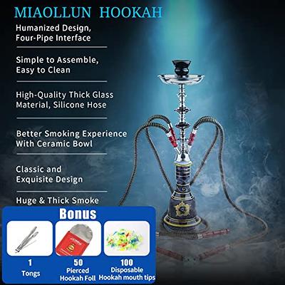  Hookah Foil Pre-Punched Hookah Aluminum Foil, Shisha