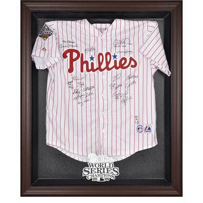 Framed Alec Bohm Philadelphia Phillies Autographed 16 x 20 Swinging Bat  Light Blue Jersey