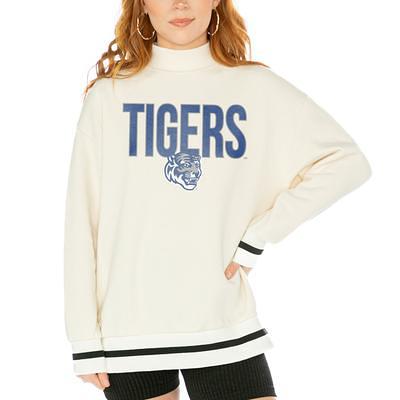 Claflin Panthers Gameday Couture Women's Play On French Terry Tri-Blend  Hoodie T-Shirt - White