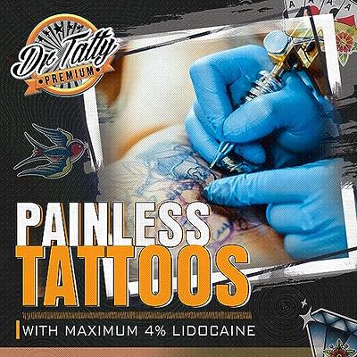 Amazon.com: Painless Tattoo Numbing Spray: Maximum Strength 3.8oz Topical  Anesthetic Stop Pain Relief Spray - 4% Lidocaine Numb Spray on Tattoo  Waxing Piercing : Beauty & Personal Care