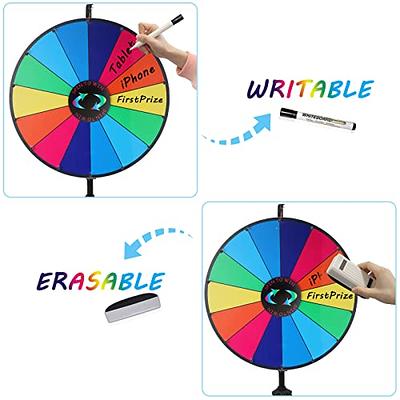 WinSpin Prize Wheel w/ Floor Stand Spinning Wheel 24 – The