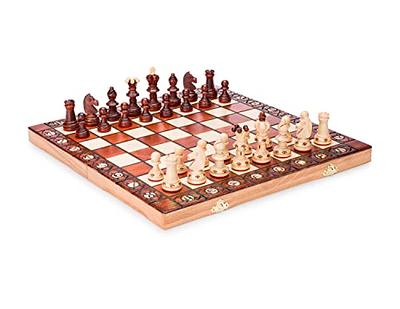 Medieval British Army Antique Copper Metal Chess Set for Adults