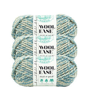 3 Pack) Lion Brand Wool-ease Thick & Quick Yarn - Constellation