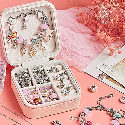 Kids's Creative Diy Crystal Bracelet Jewelry Making Kit Gift Box Set
