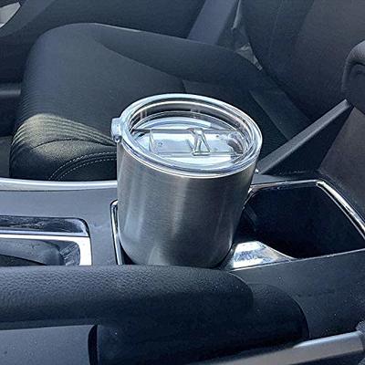 2 Replacement Lids for Stainless Steel Tumbler Travel Cup - Fits OF Inner  diameter 3.7 to 3.74 INCH Yeti Rambler and others (Transparent) (30 OZ)