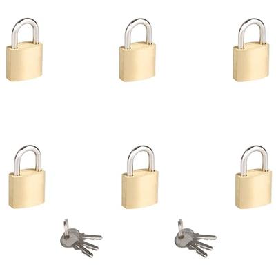 Small Metal Padlock Mini Tiny Box Luggage/Suitcase Craft Lock Key