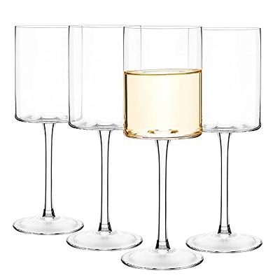 JBHO Hand Blown Italian Style Crystal Bordeaux Wine Glasses