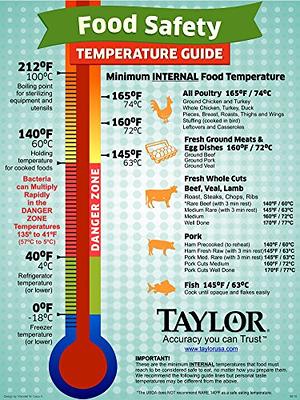 AvaTemp 4 3/4 Tube Refrigerator / Freezer Thermometer