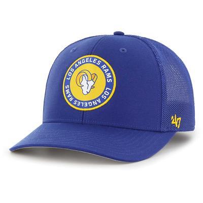 Men's New Era White/Royal Los Angeles Rams Retro Title 9FIFTY Snapback Hat