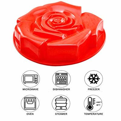 FantasyDay 11 Rose Flower Birthday Cake Mold Silicone Cake Baking  Pan/Silicone Mold for Anniversary Birthday Cake, Loaf, Muffin, Brownie,  Cheesecake