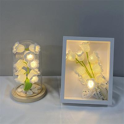 Lily of the Valley Lamp Handmade Flower Lamp Bedside Lamp Original