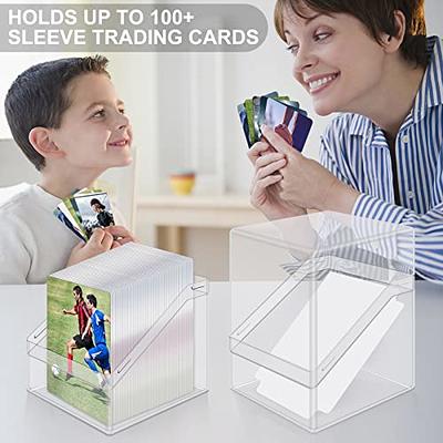 Mlikero Card Deck Cases, 6 Pack Acrylic Card Box for Trading Cards