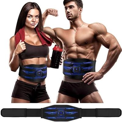 Abs Toning Belt Stimulator Vibration Machine Abdominal Muscle Training Belt  Fitness Workout Equipment 