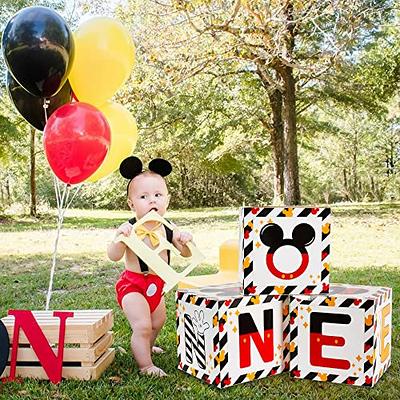 PARTY #187, MiCKEY MOUSE FIRST BIRTHDAY BALLOON DECORATIONS - PARTY  DECORATIONS BY TERESA