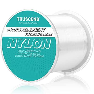 TRUSCEND Monofilament Fishing Line, Superior Nylon Low Memory Fishing Line,  Excellent Casting, Exceptional Strength and Abrasion Resistance Mono Line,  Ties Strong Knots,Good Sensitivity Fishing Wire - Yahoo Shopping