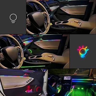 Acrylic Light Ambient Lighting Car Chasing Lights App+Remote Control