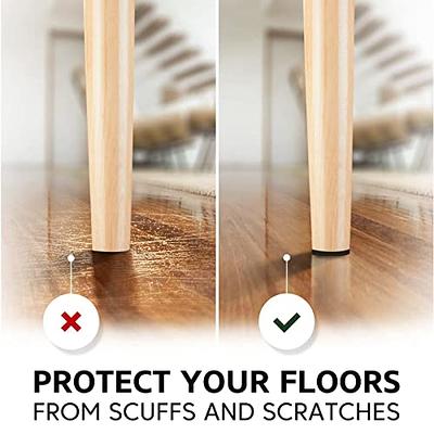 Stay! Anti Slip Furniture Pads - Round Furniture Stoppers to Prevent Sliding  for Hardwood Floors and Carpets - Non Skid Chair and Couch Slide Stopper -  Floor Protector Gripper Feet, Set of