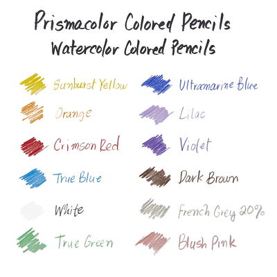 Prismacolor Assorted Colors Colored Pencils 12 Count 12 Pack Assorted