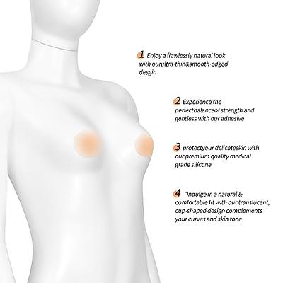 ATTIRE OUTFIT Pasties Silicone-Women's Reusable Nipple Cover